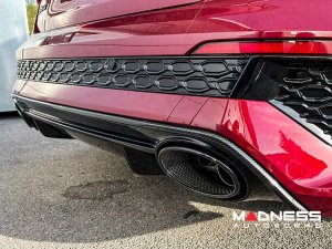 Audi RS3 Rear Diffuser Side Trim - Carbon Fiber - 2021+ models Audi RS3 Rear Diffuser Side Trim - Carbon Fiber - 2021+ models